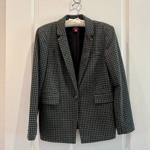 Vince Camuto women's checkered blazer